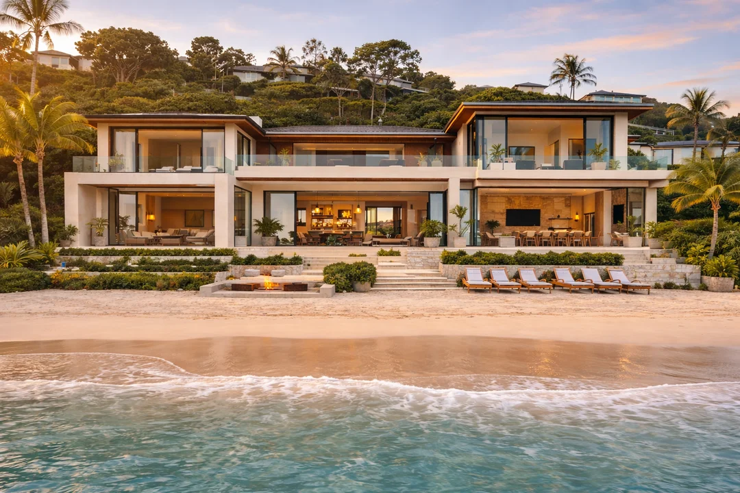 Rental property at sunrise